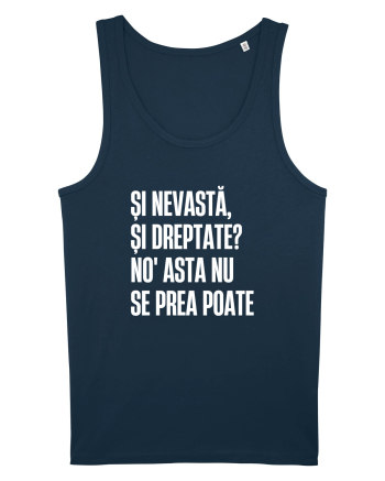 Tricou personalizat Și nevastă, și dreptate? Navy