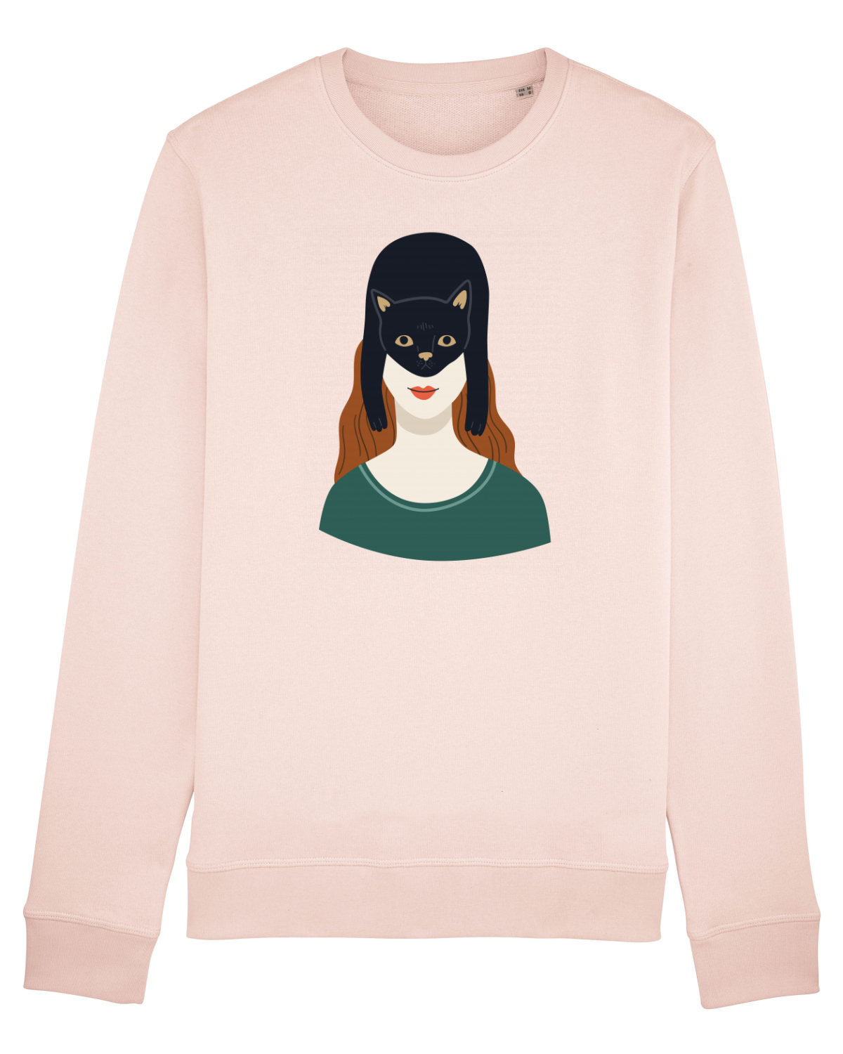 Bluză mânecă lungă Unisex Rise Candy Pink