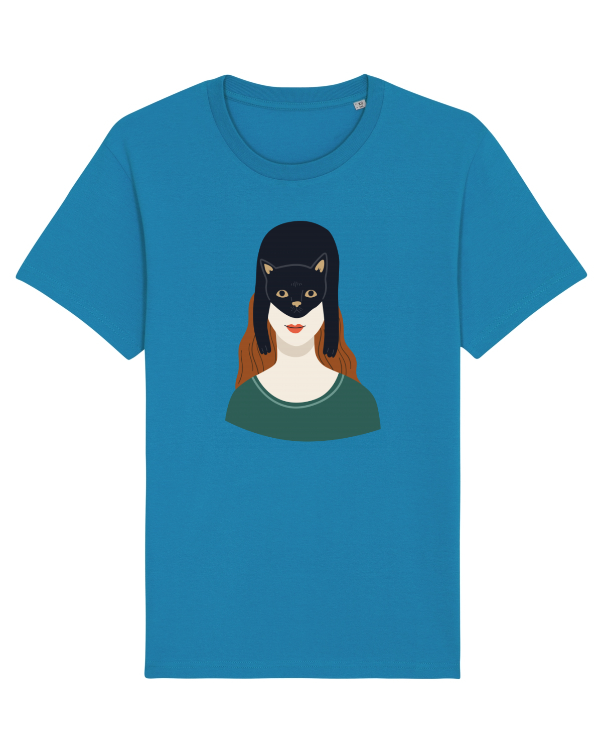 Tricou mânecă scurtă Unisex Rocker Azur