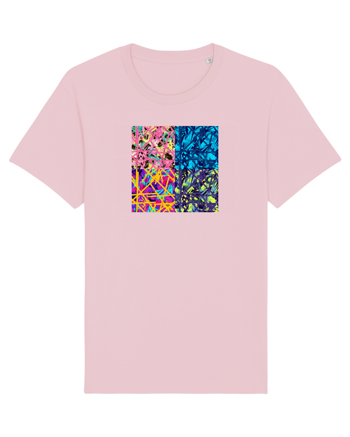 Tricou mânecă scurtă Unisex Rocker Cotton Pink