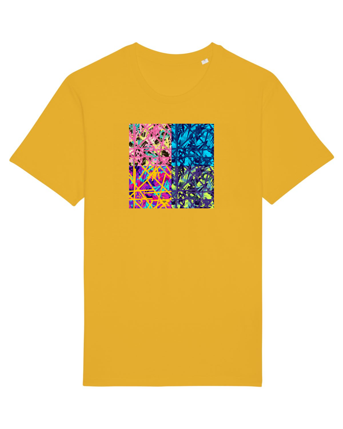 Tricou mânecă scurtă Unisex Rocker Spectra Yellow