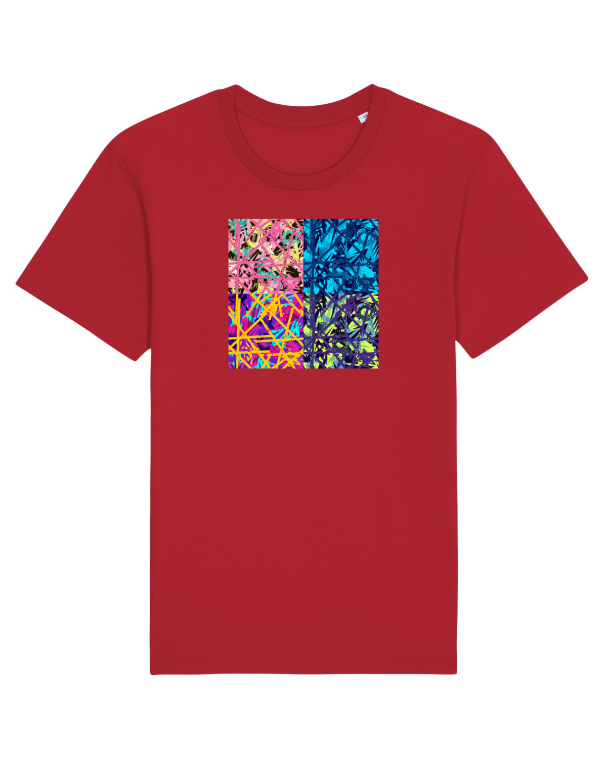 Tricou mânecă scurtă Unisex Rocker Red