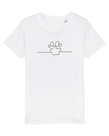 Dog Print White