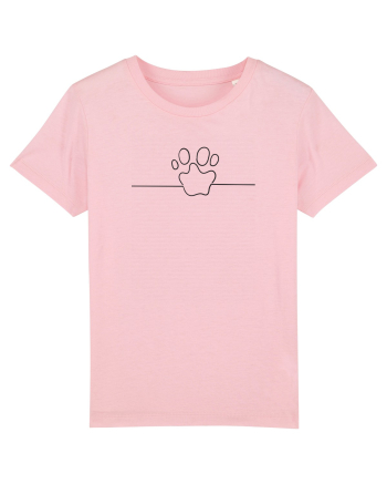 Dog Print Cotton Pink