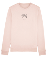 Dog Print Bluză mânecă lungă Unisex Rise