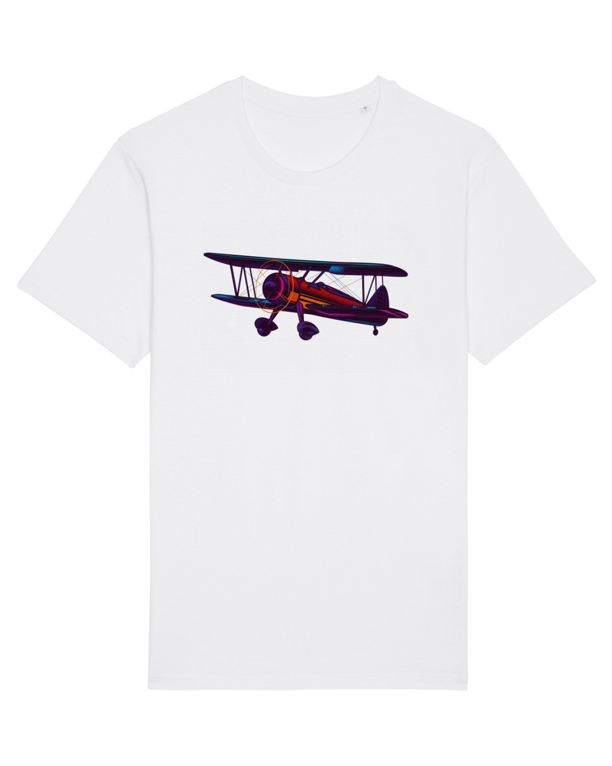 Tricou mânecă scurtă Unisex Rocker White