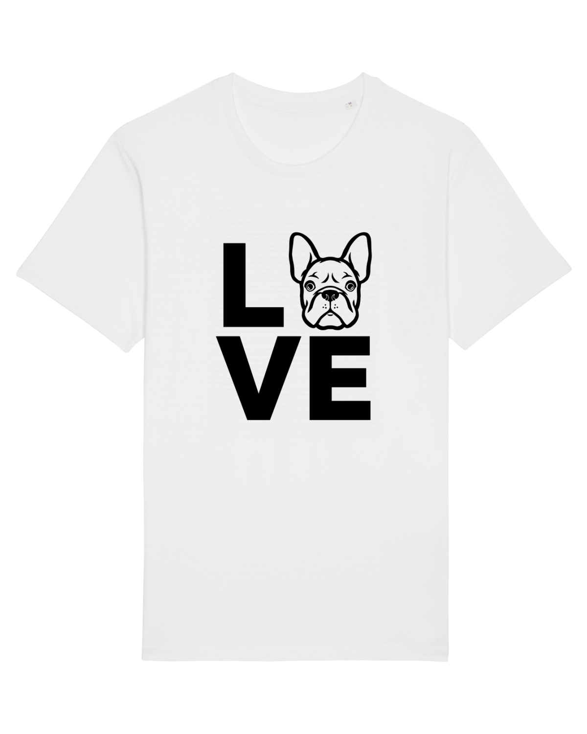 Tricou mânecă scurtă Unisex Rocker White