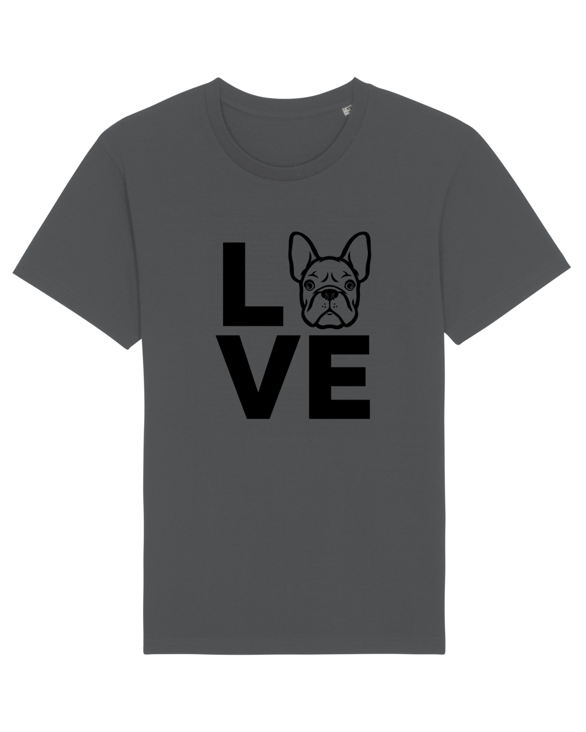 Tricou mânecă scurtă Unisex Rocker Anthracite