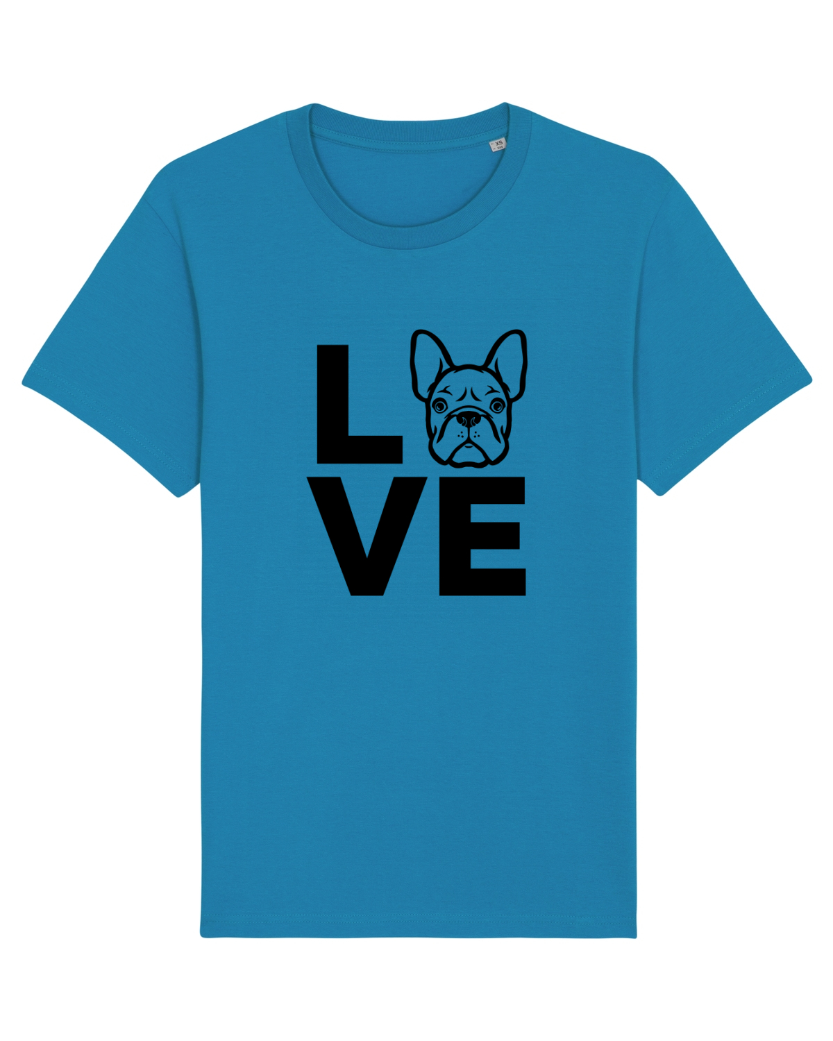 Tricou mânecă scurtă Unisex Rocker Azur