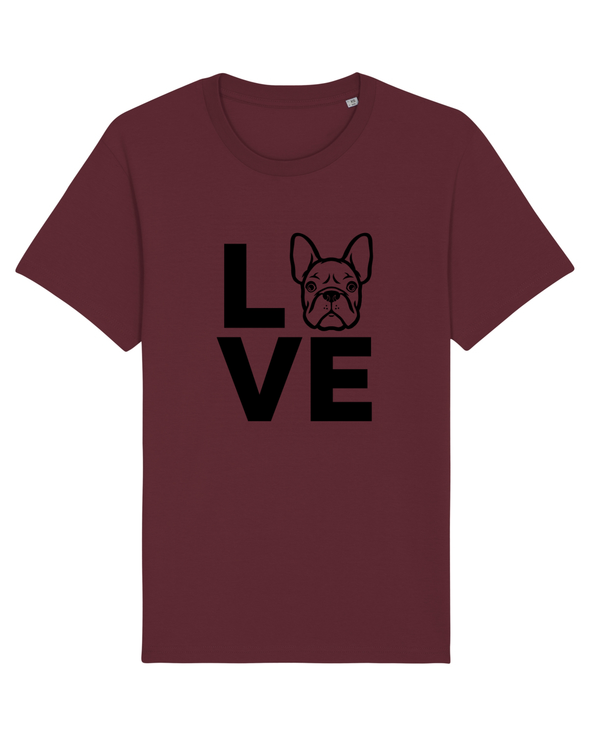 Tricou mânecă scurtă Unisex Rocker Burgundy