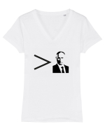 Greater Than Putin Tricou mânecă scurtă guler V Damă Evoker