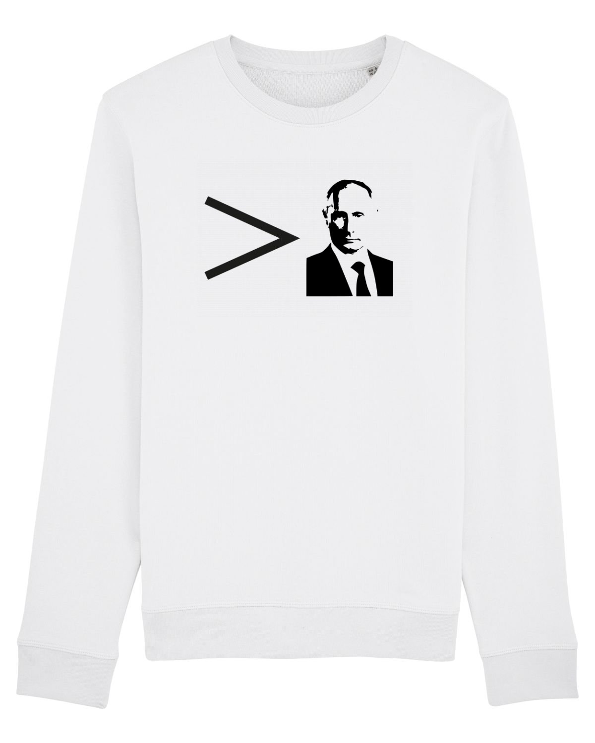 Bluză mânecă lungă Unisex Rise White