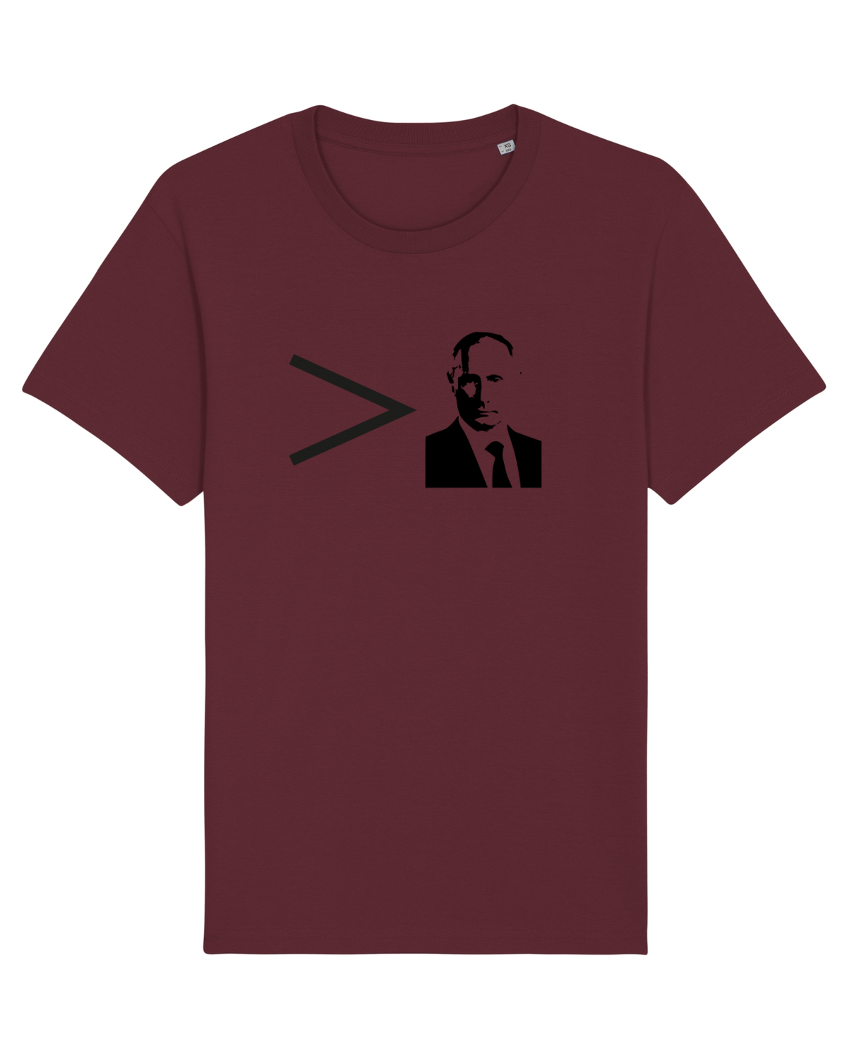 Tricou mânecă scurtă Unisex Rocker Burgundy