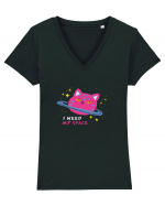 I Need My Space Tricou mânecă scurtă guler V Damă Evoker