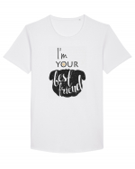 I'm Your Best Friend Tricou mânecă scurtă guler larg Bărbat Skater