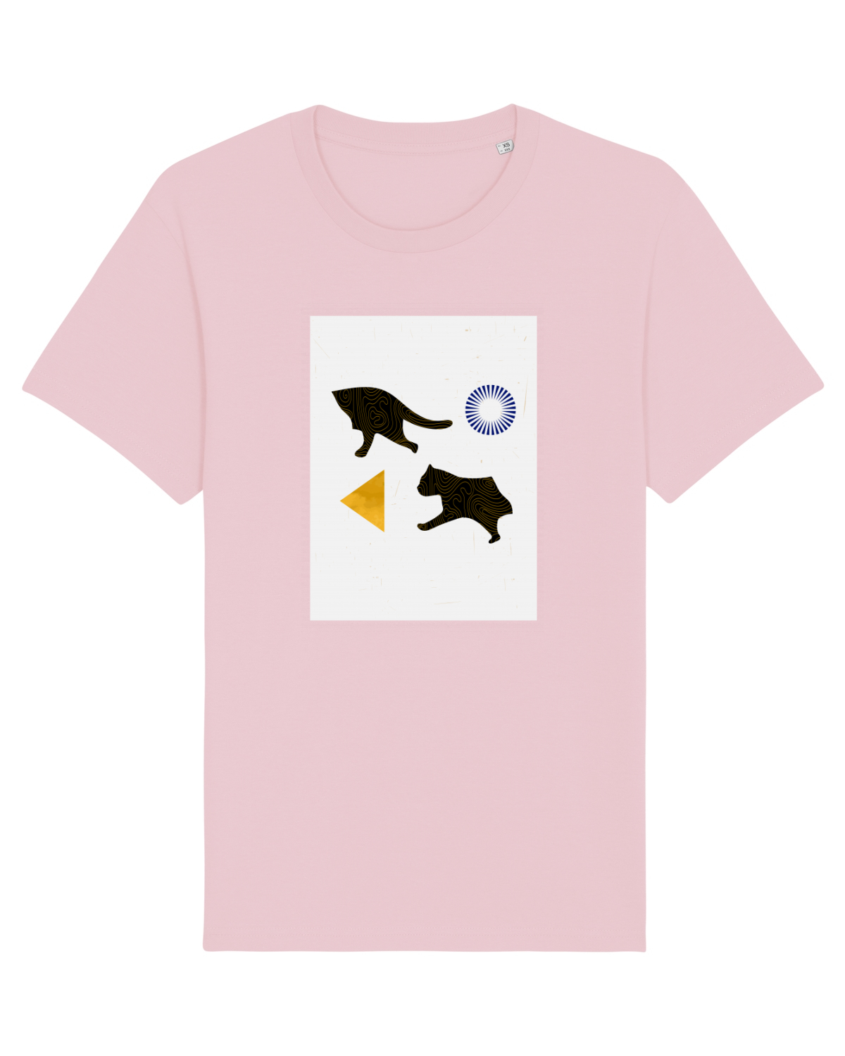 Tricou mânecă scurtă Unisex Rocker Cotton Pink