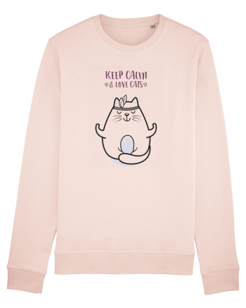 Keep Calm And Love Cats Candy Pink