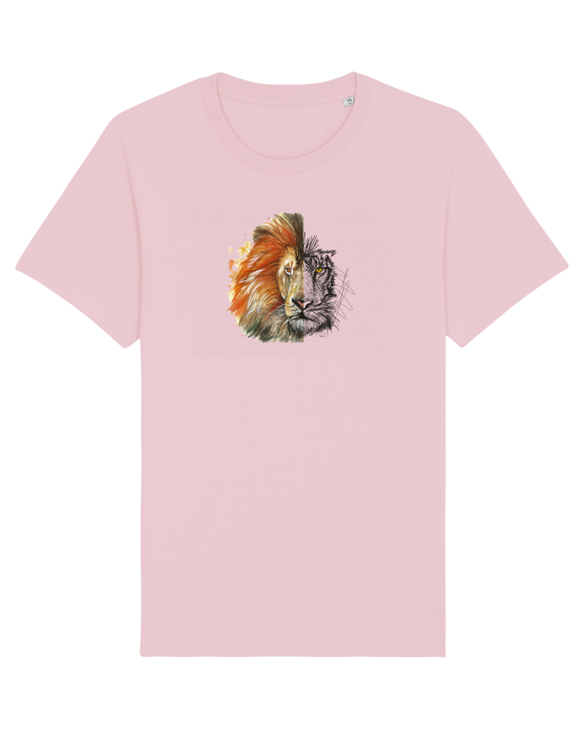 Tricou mânecă scurtă Unisex Rocker Cotton Pink