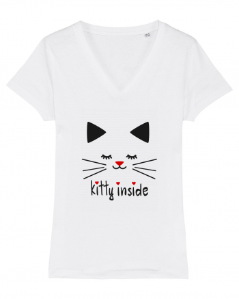 Kitty Inside White