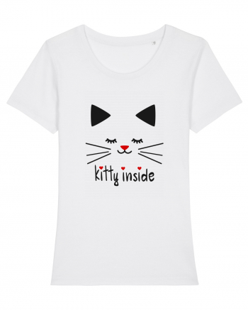 Kitty Inside White