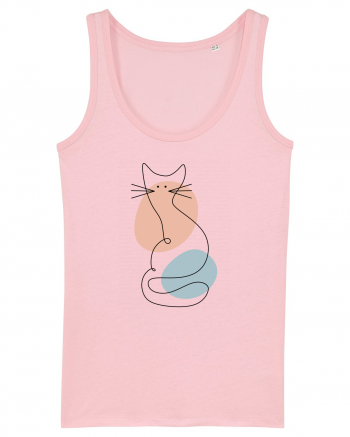 Kitty The Cat Cotton Pink