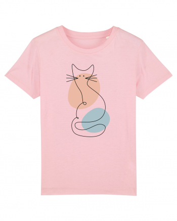 Kitty The Cat Cotton Pink