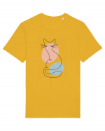 Kitty The Cat Tricou mânecă scurtă Unisex Rocker