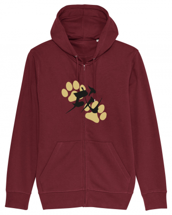 Kung Fu Dog Burgundy