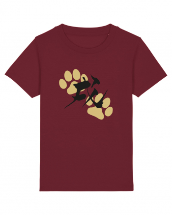 Kung Fu Dog Burgundy