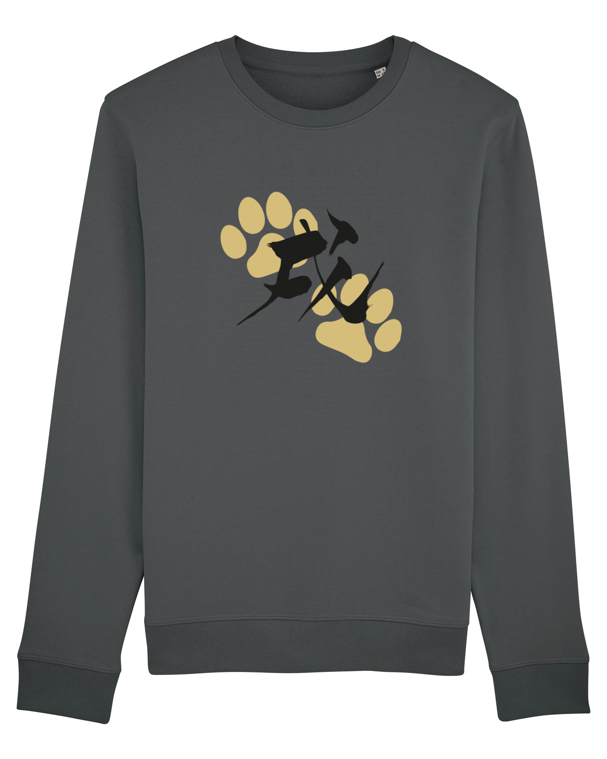 Bluză mânecă lungă Unisex Rise Anthracite