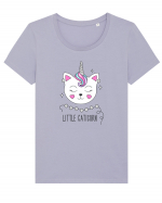 Little Caticorn Tricou mânecă scurtă guler larg fitted Damă Expresser