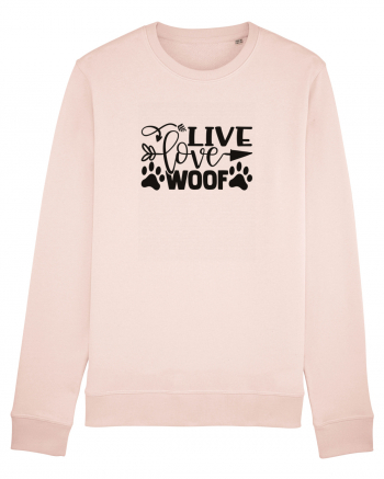 Live, Love, Woof! Candy Pink