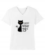 Lucky Friday 13th Tricou mânecă scurtă guler V Bărbat Presenter