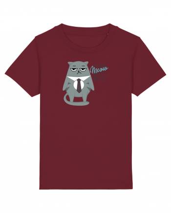 Meow Boss Burgundy