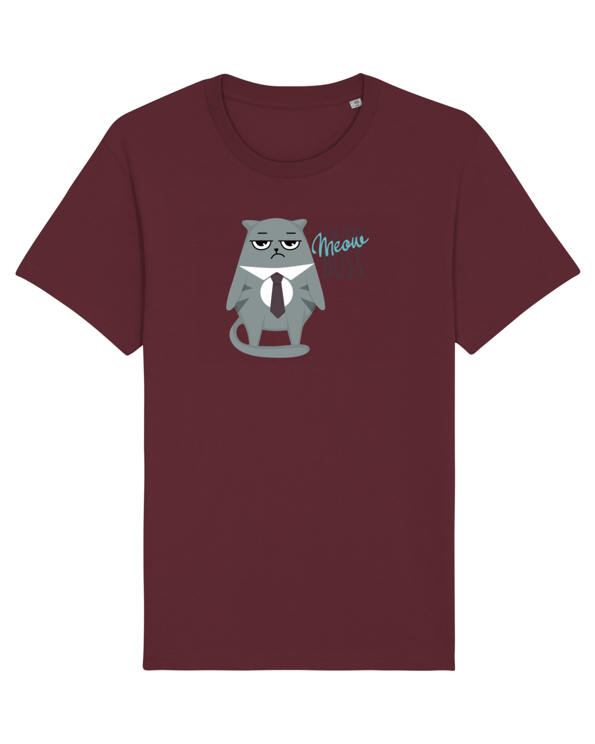 Tricou mânecă scurtă Unisex Rocker Burgundy