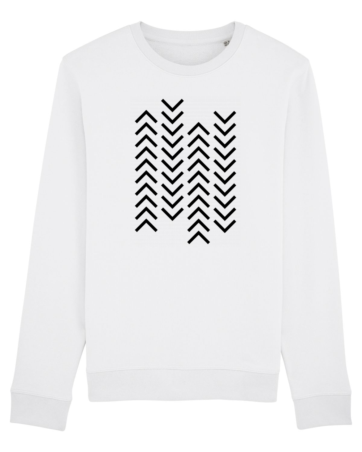 Bluză mânecă lungă Unisex Rise White