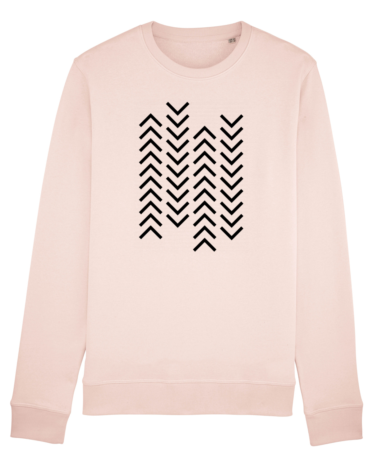 Bluză mânecă lungă Unisex Rise Candy Pink