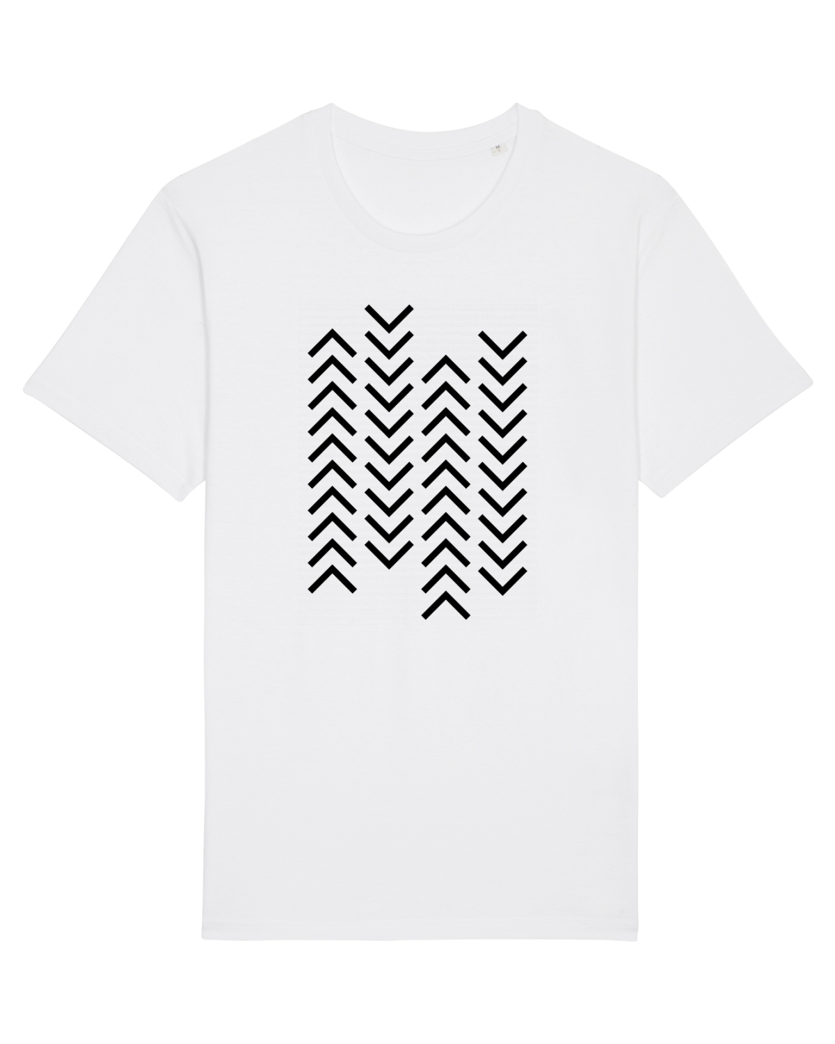 Tricou mânecă scurtă Unisex Rocker White