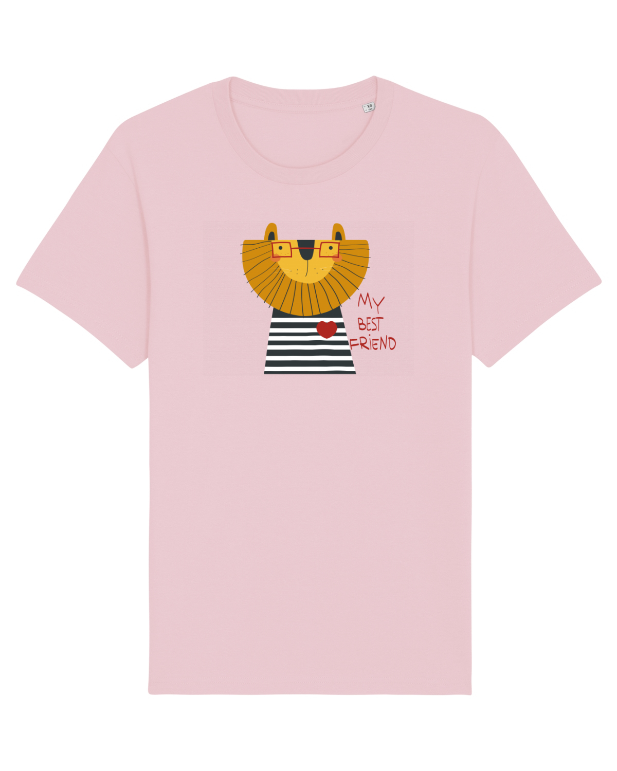 Tricou mânecă scurtă Unisex Rocker Cotton Pink