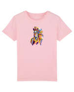 Puzzle Horse Tricou mânecă scurtă  Copii Mini Creator