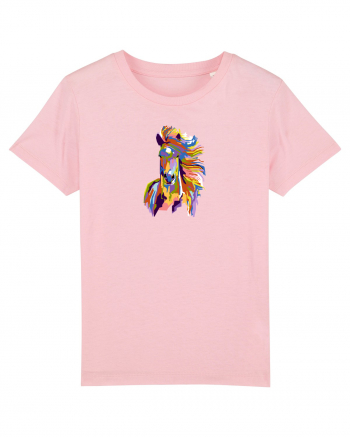 Puzzle Horse Cotton Pink