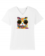 Funky Kitten Tricou mânecă scurtă guler V Bărbat Presenter