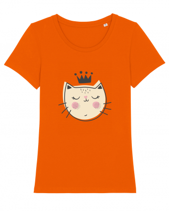 Queen Of Cats Bright Orange