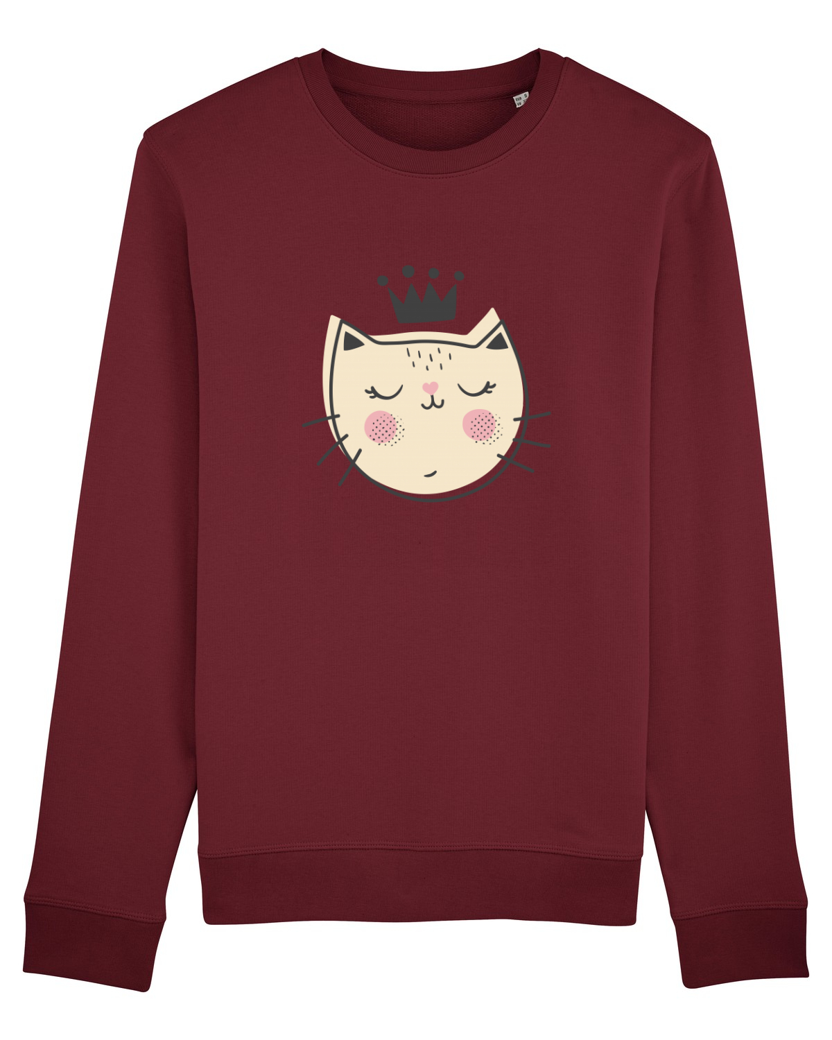 Bluză mânecă lungă Unisex Rise Burgundy