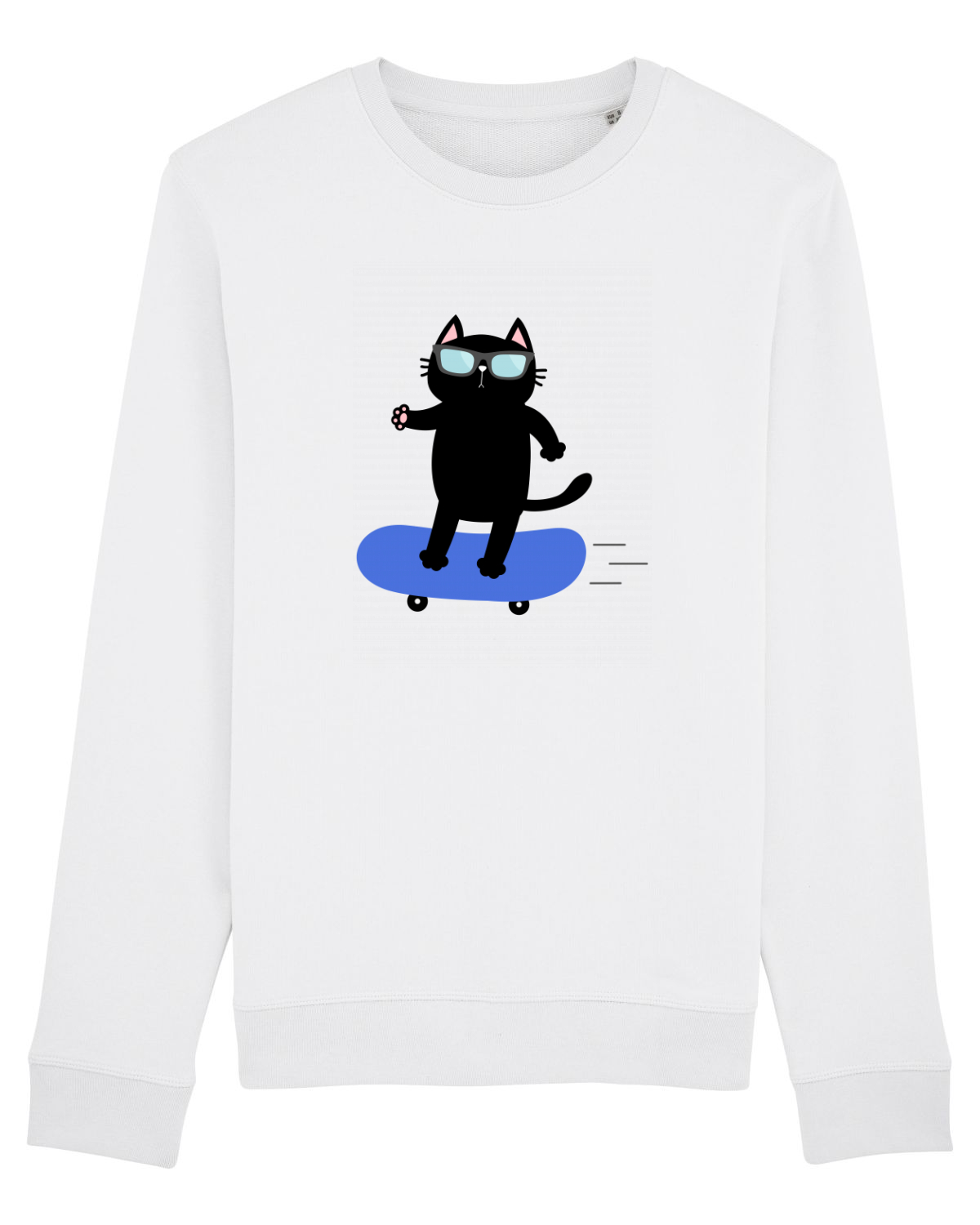Bluză mânecă lungă Unisex Rise White