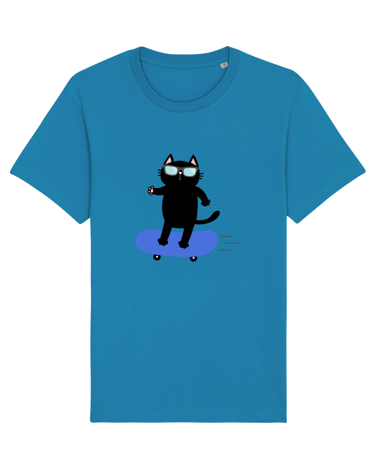 Tricou mânecă scurtă Unisex Rocker Azur
