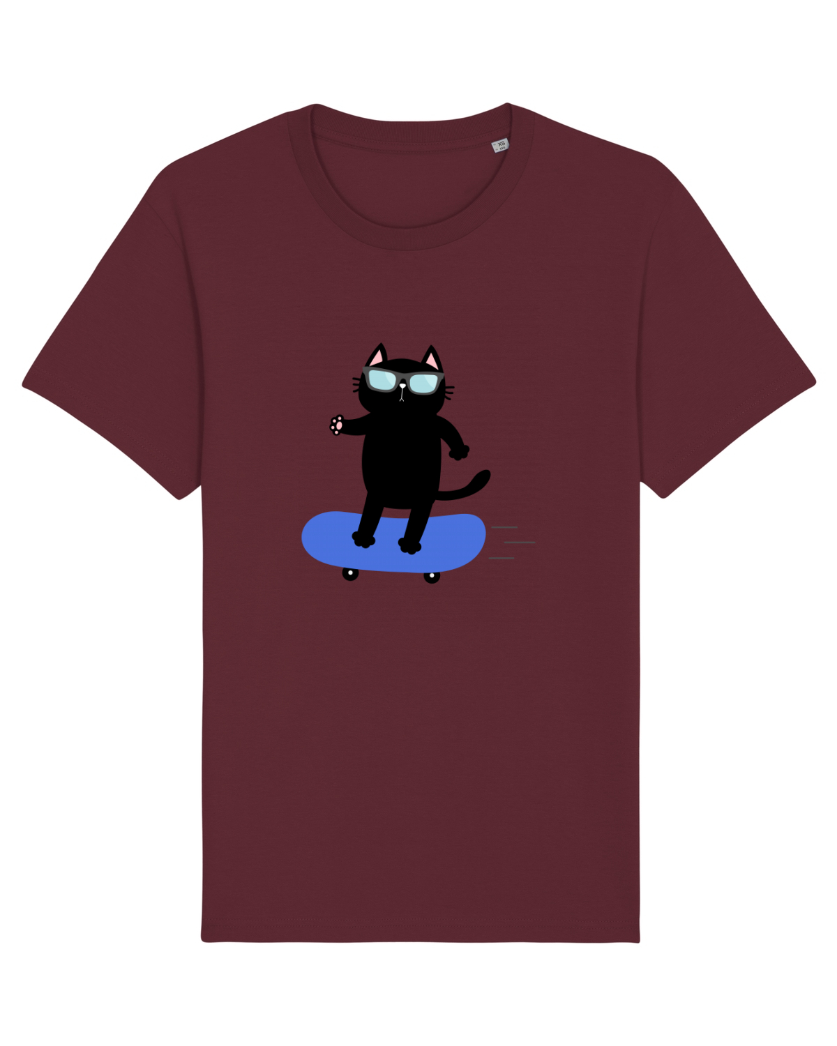Tricou mânecă scurtă Unisex Rocker Burgundy