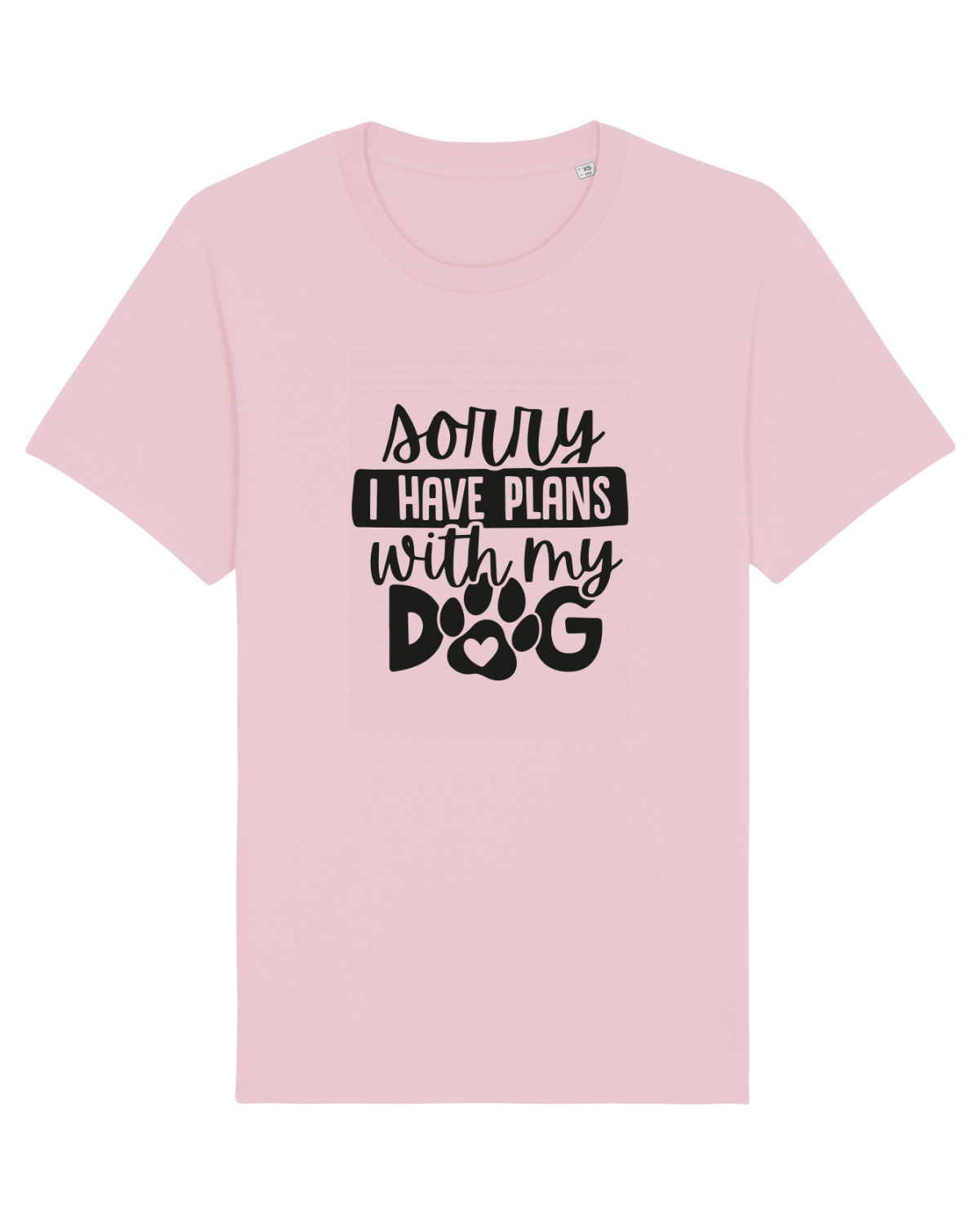 Tricou mânecă scurtă Unisex Rocker Cotton Pink