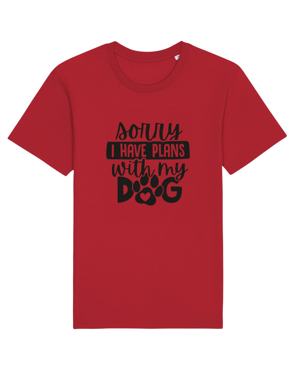 Tricou mânecă scurtă Unisex Rocker Red