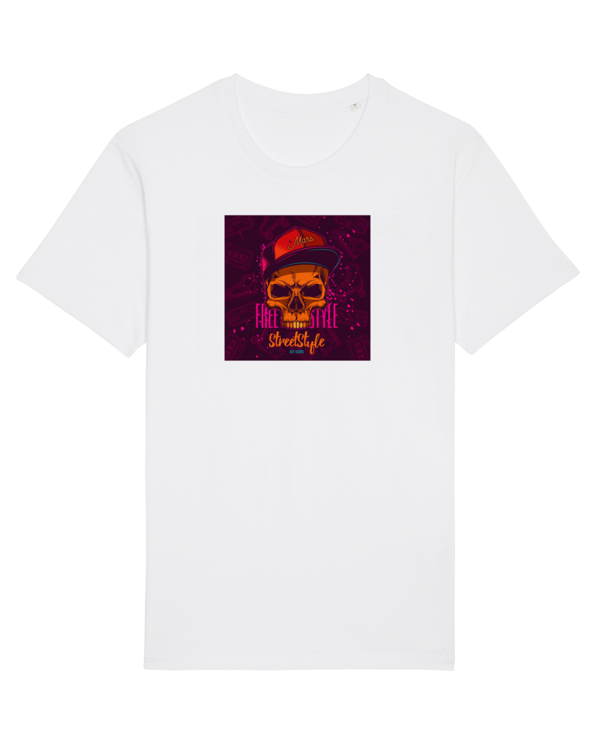 Tricou mânecă scurtă Unisex Rocker White